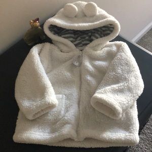 Baby girl coat # one time used # great condition